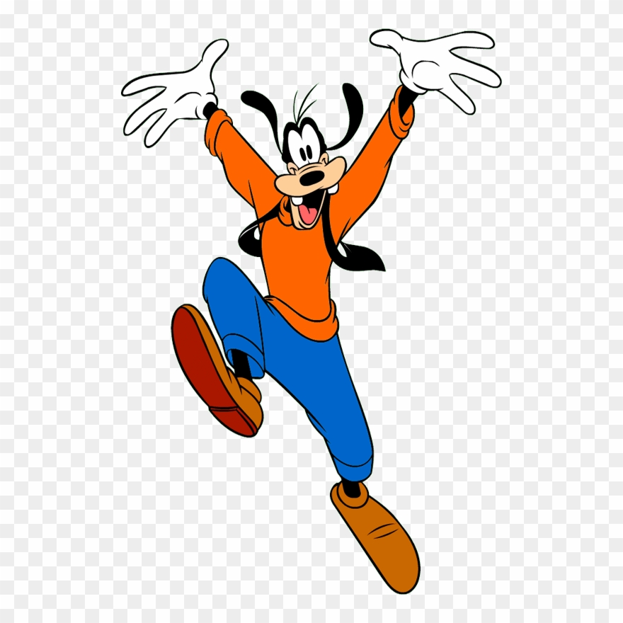 Hurrah Clipart Clipground Free Birthday Clip Art Hooray - Goofy Disney - Png Download