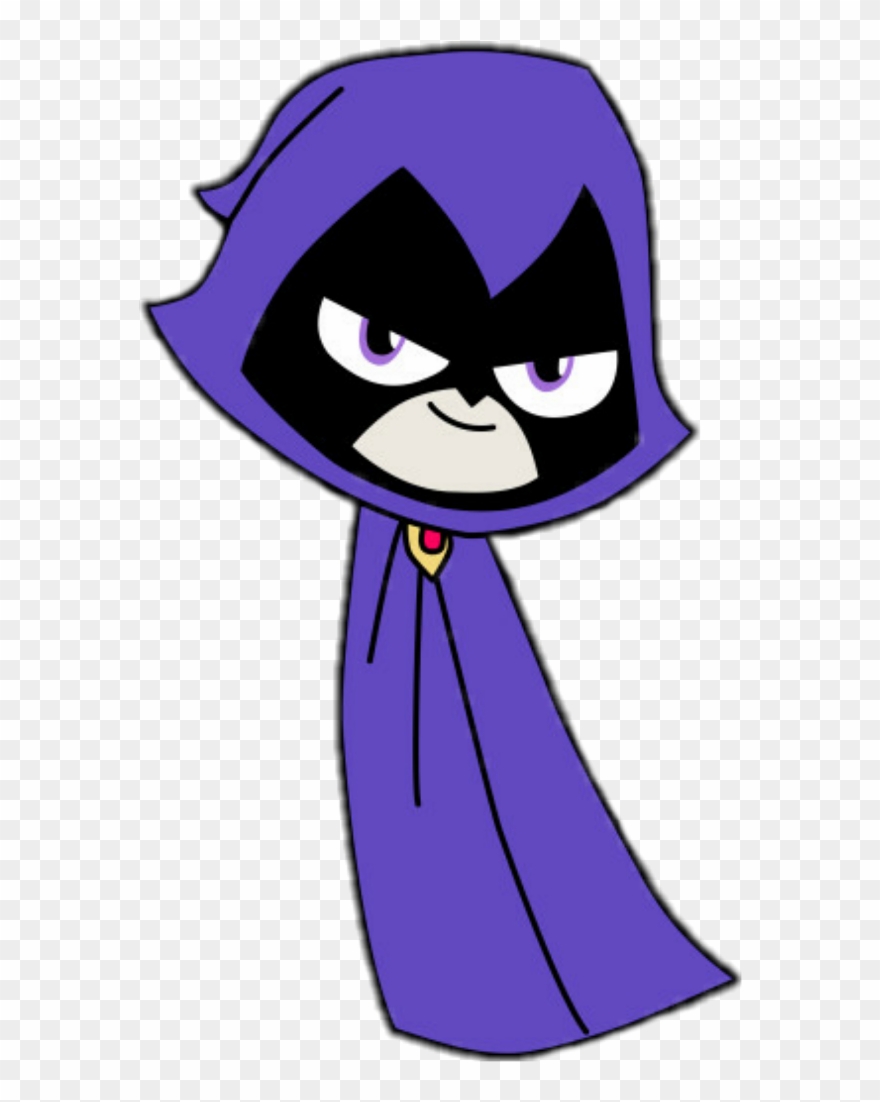 Drawings Of Teen Titans Raven Clipart