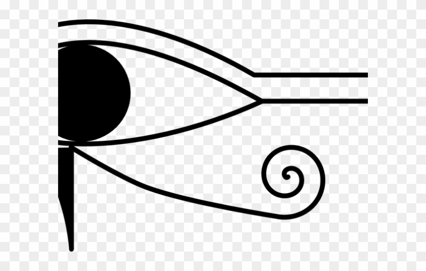 Hieroglyphs Clipart Egyptian Eye - Hieroglyph Egyptian Anubis - Png Download