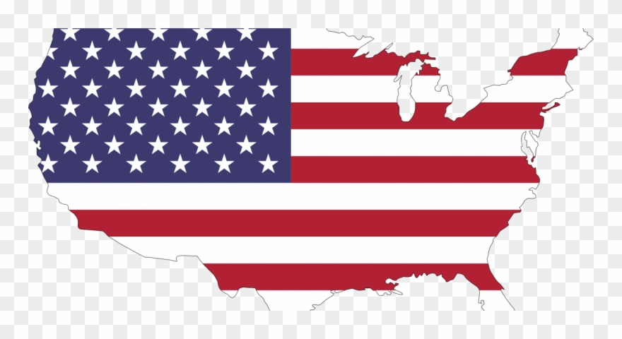 The Liberal Agenda - Clipart American Map Flag - Png Download