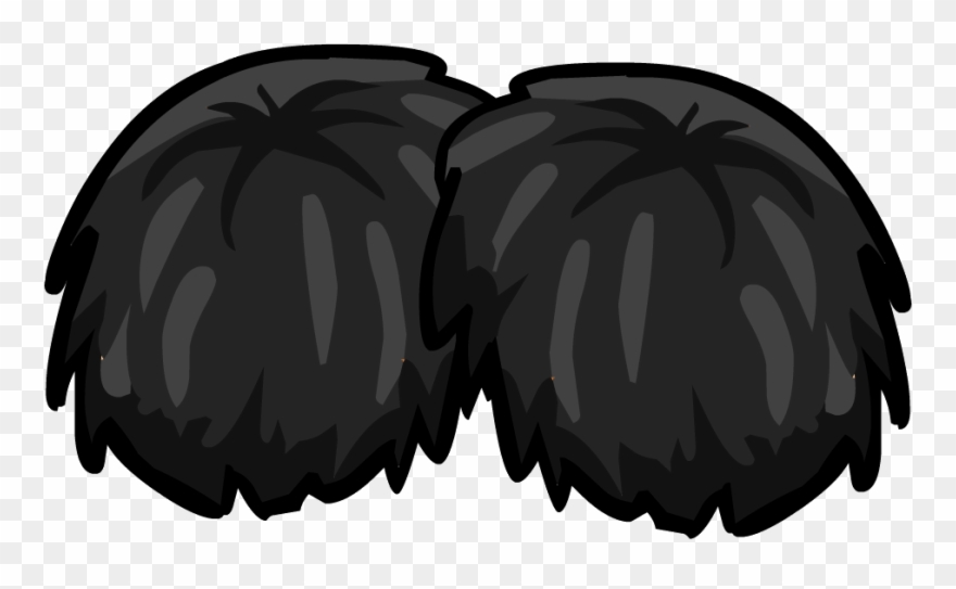 Black Pompoms - Blue Pom Pom Clipart - Png Download