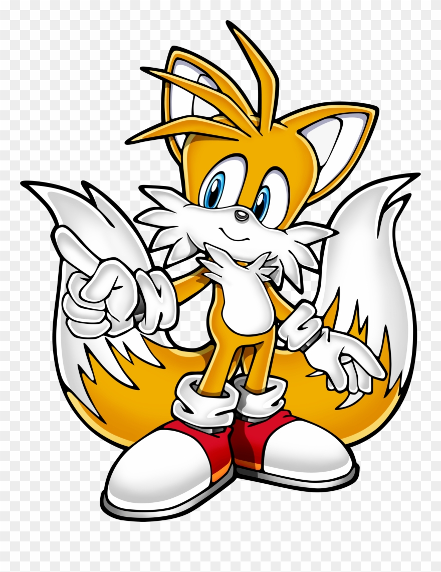 Post Image - Sonic The Hedgehog Tails The Fox Clipart