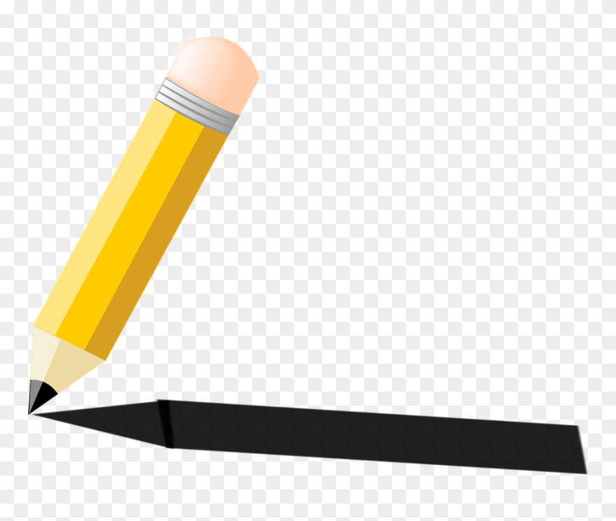 Free Pencil Clipart 9, Buy Clip Art - Pencil Shadow - Png Download