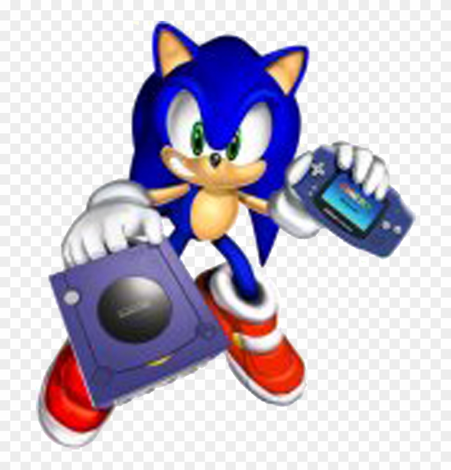 Sonic 2001 Clipart Sonic Adventure 2 Sonic The Hedgehog - Sonic Gamecube Game Boy Advance - Png Download