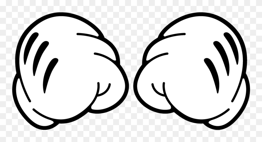 Mickey Mouse Hand Rapunzel Pascal Mickey Mouse Hand - Mickey Mouse Hands Clipart