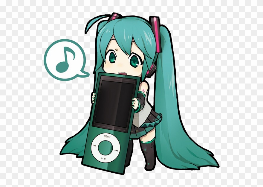 Hatsune Miku Avatar - Hatsune Miku Chibi Musica Clipart