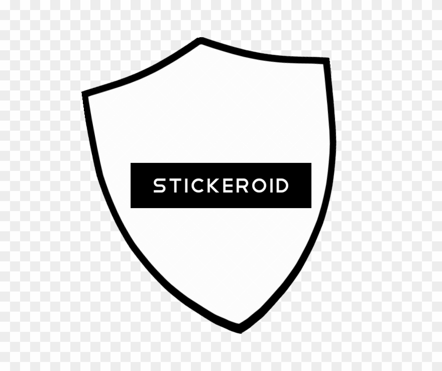 Shield Clip Art Black And White - Png Download