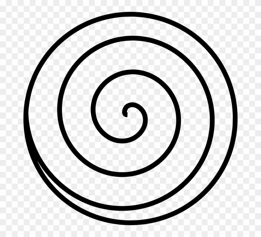 Swirl Images 10, Buy Clip Art - Spiral Clipart Black And White - Png Download