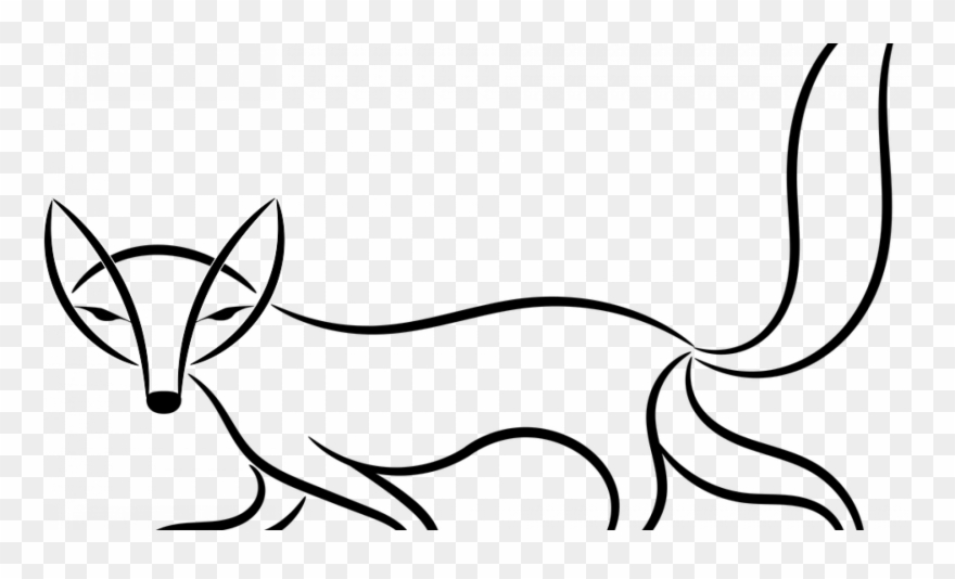 Is A Mistake Good Or Bad - Free Fox Clipart Black And White - Png Download