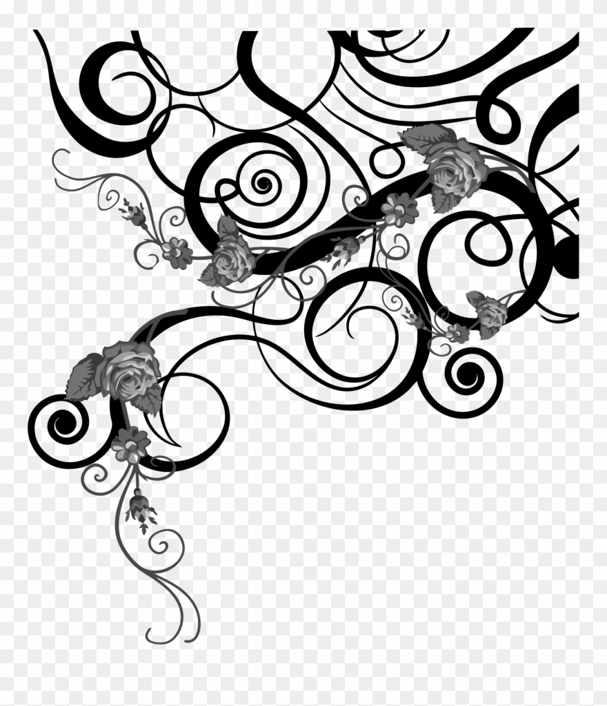 Floral Flourish 8 Clipart