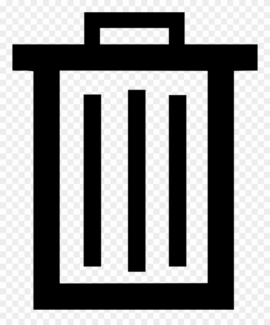 Bin Delete Garbage Recycle Remove Trash Comments - Delete Svg Icon Clipart