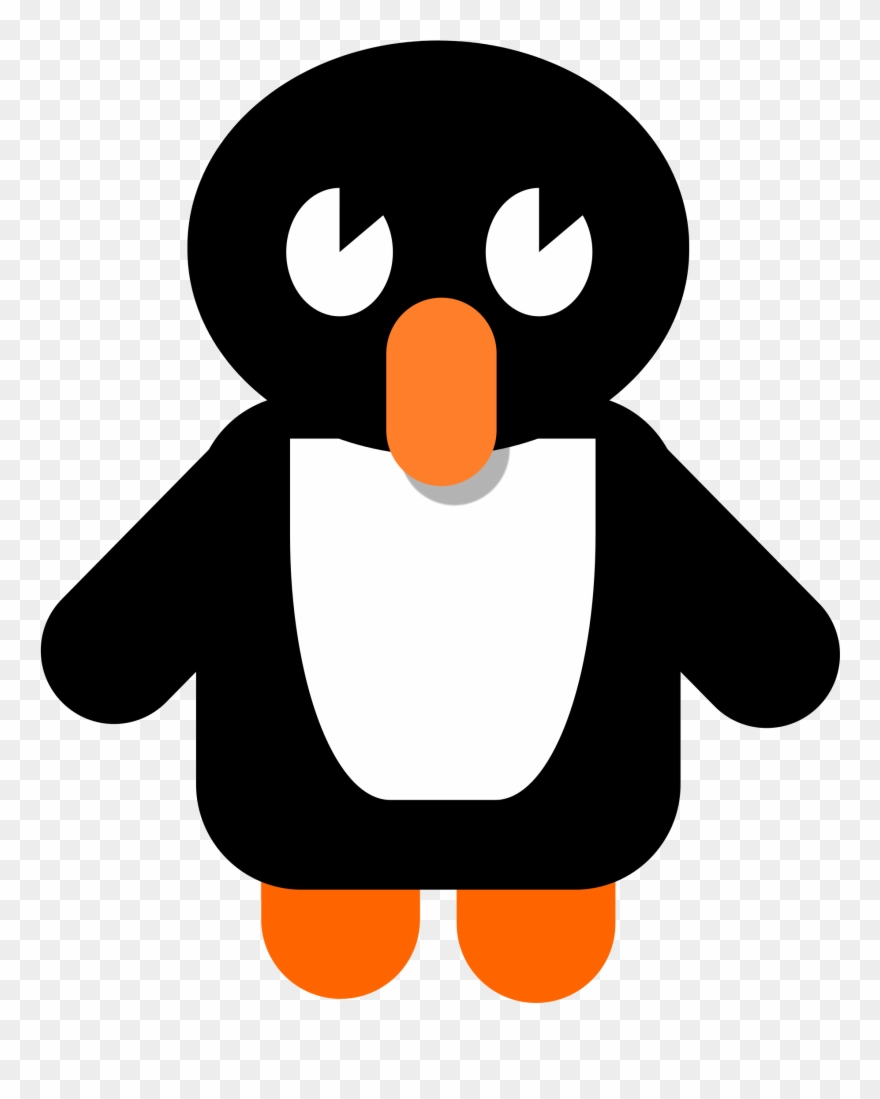 Penguin Clip Art 29, Buy Clip Art - Stick Figure Penguin - Png Download