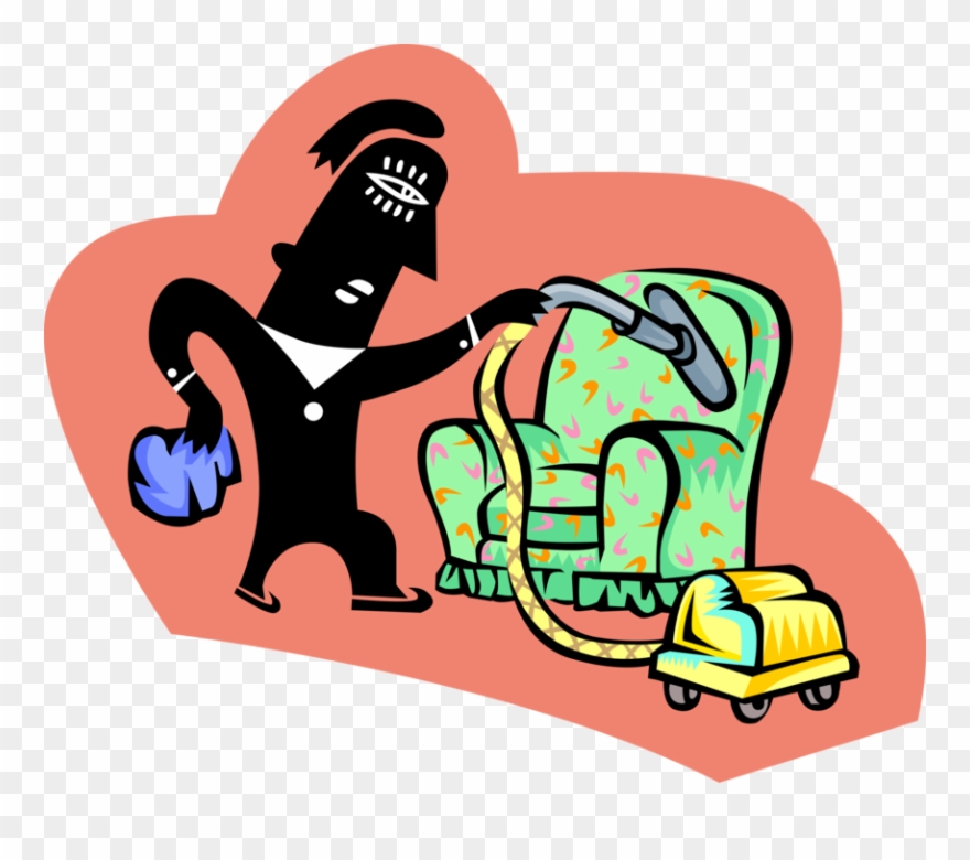 Vector Illustration Of Man Completes House Chores With Clipart