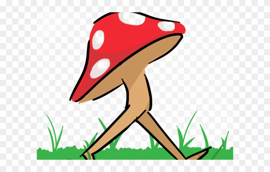 Mushroom Clipart Animation - Gif - Png Download