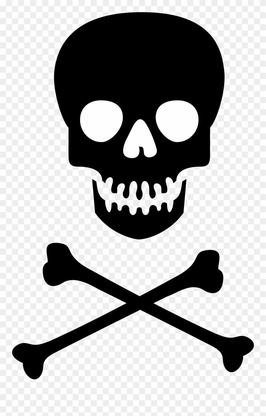 Skull And Crossbones No Background Clipart