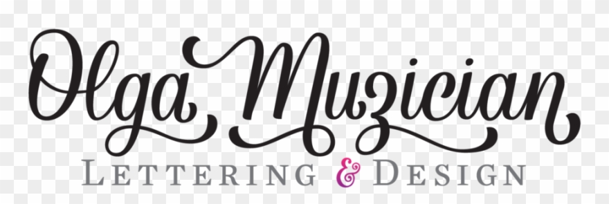 Chalk Writing Png - Lettering Olga Clipart