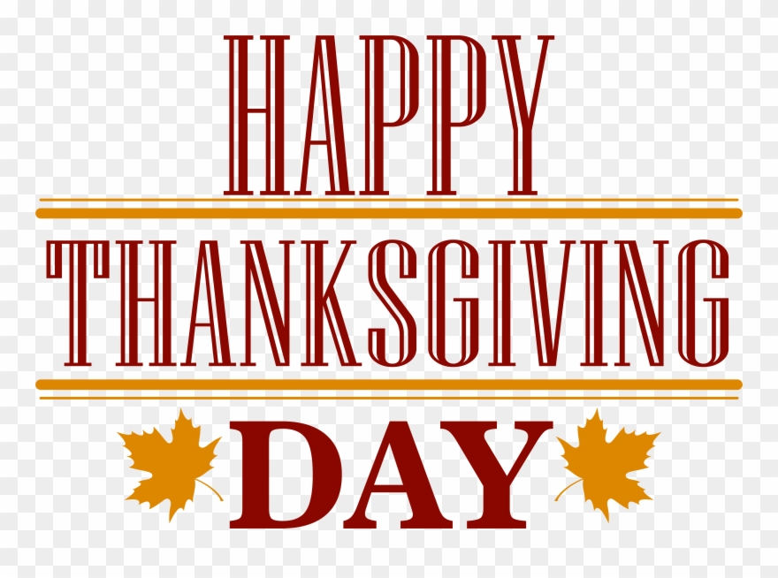 Happy Thanksgiving Day Png Clipart