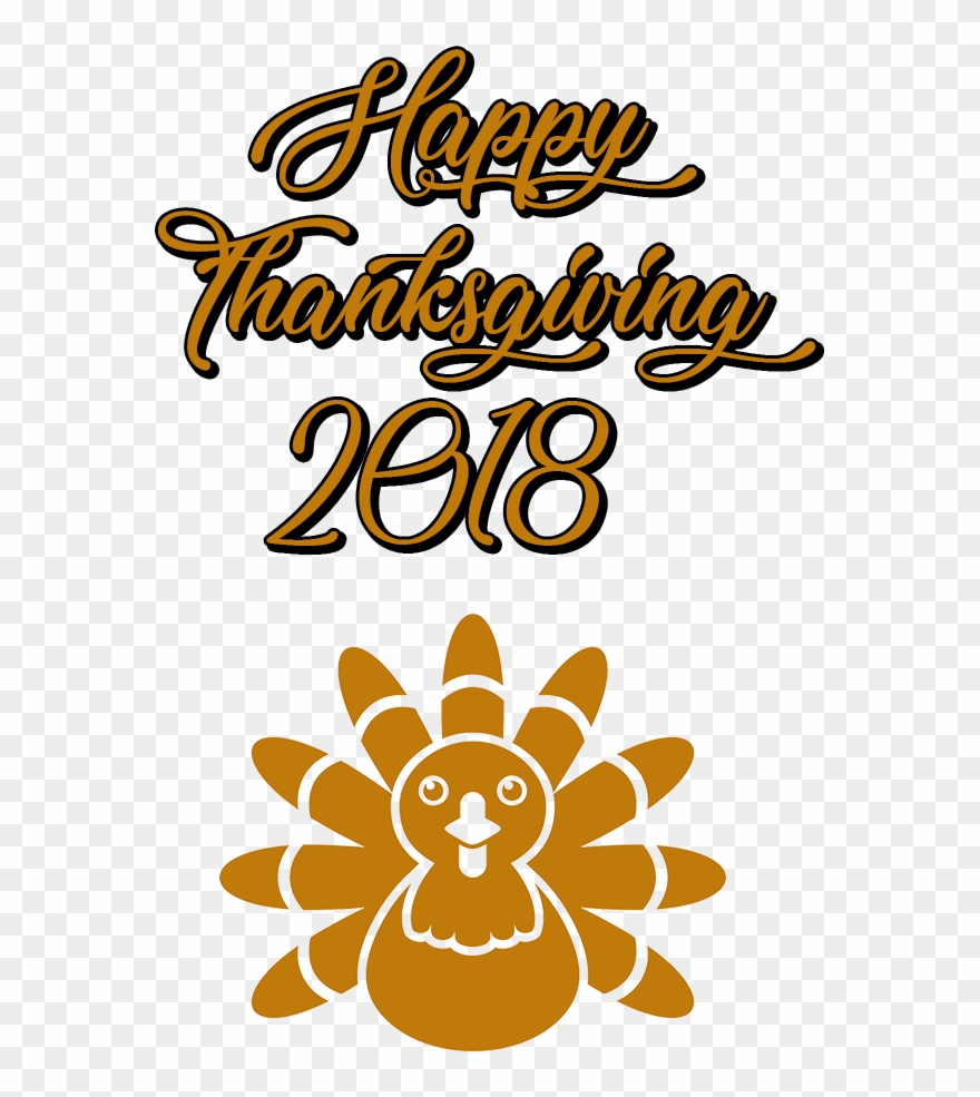 Holidays - Thanksgiving 2018 Clip Art - Png Download