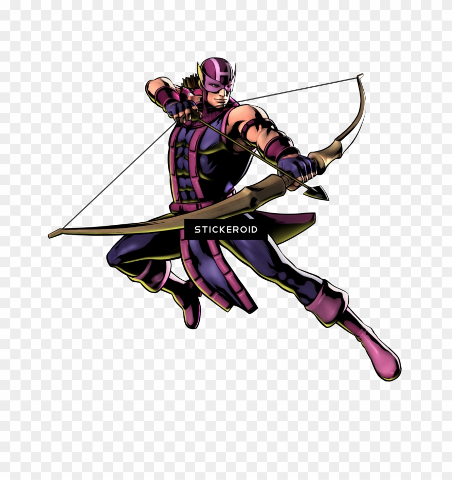 Hawkeye Pic - Ultimate Marvel Vs Capcom 3 Clipart