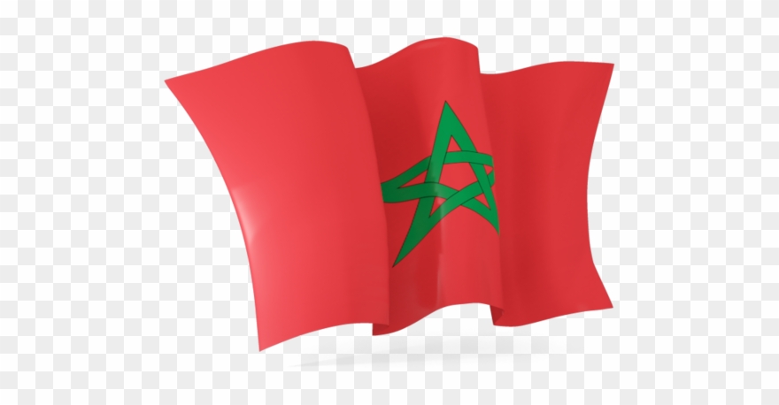 Morocco Flag Png Transparent Images - Portugal Flag Waving Png Clipart