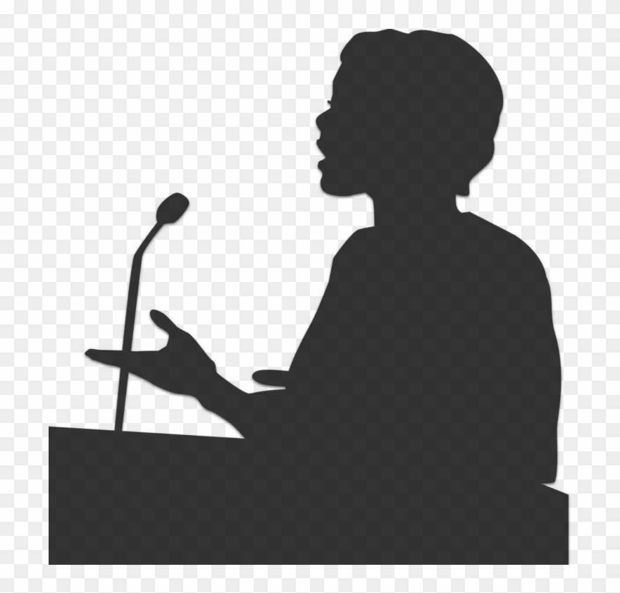 Home - Public Speaking Png Transparent Clipart