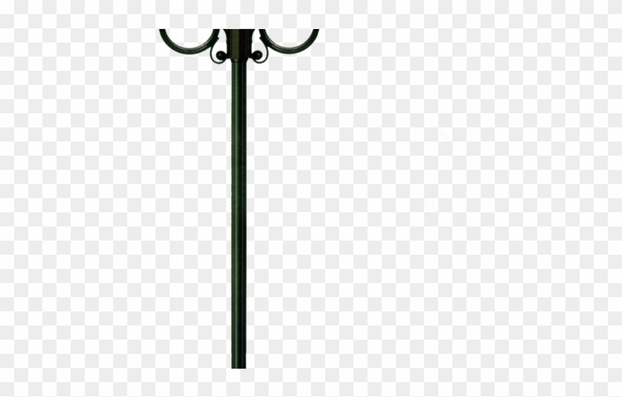 Lamp Post Clipart Night Png - Black Transparent Png