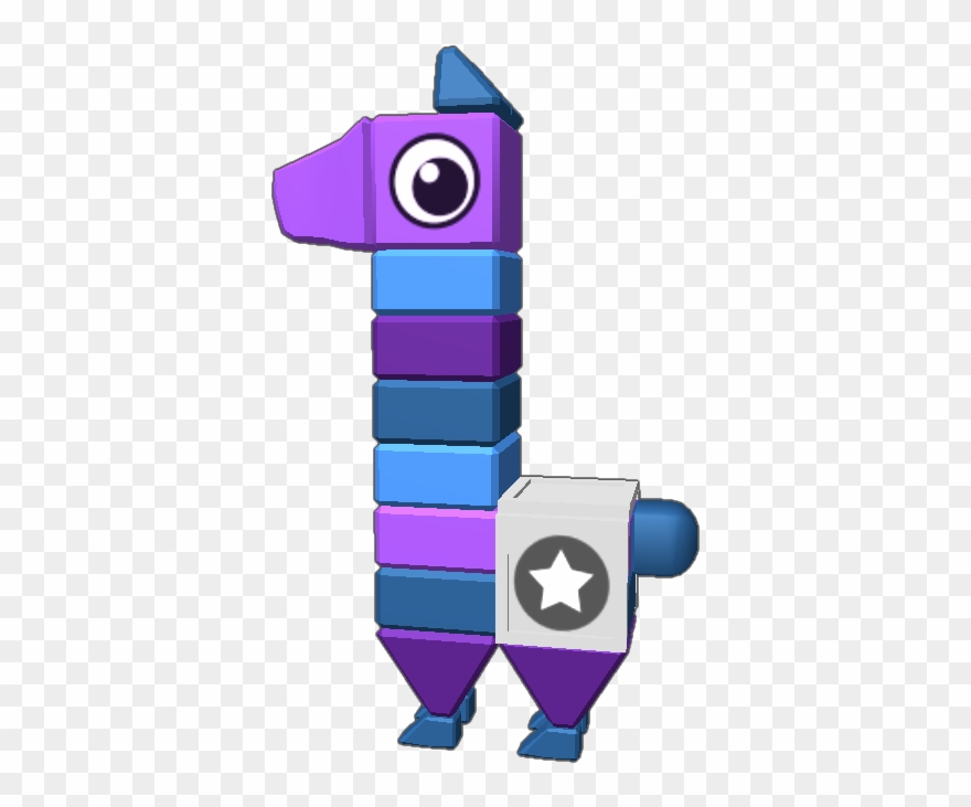 It's The Loot Llama From My Short, But With The Sash - Cartoon Clipart