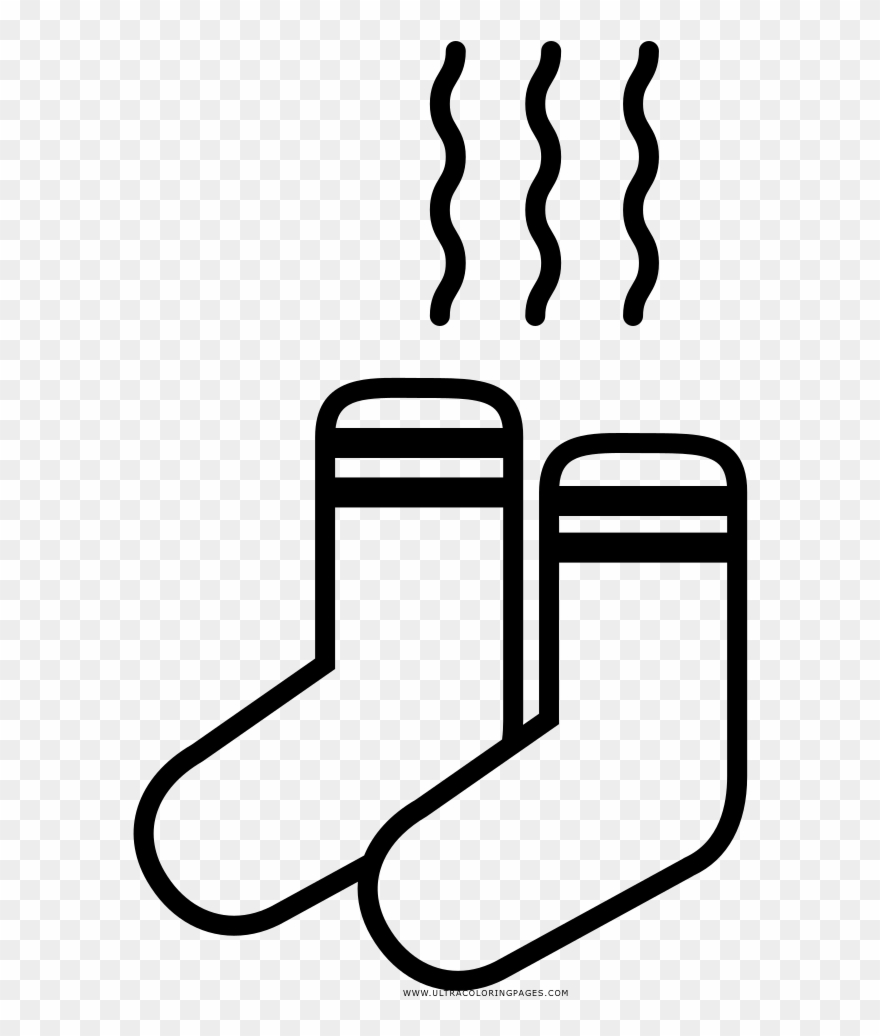 Dibujos De Calcetines Para Colorear Clipart