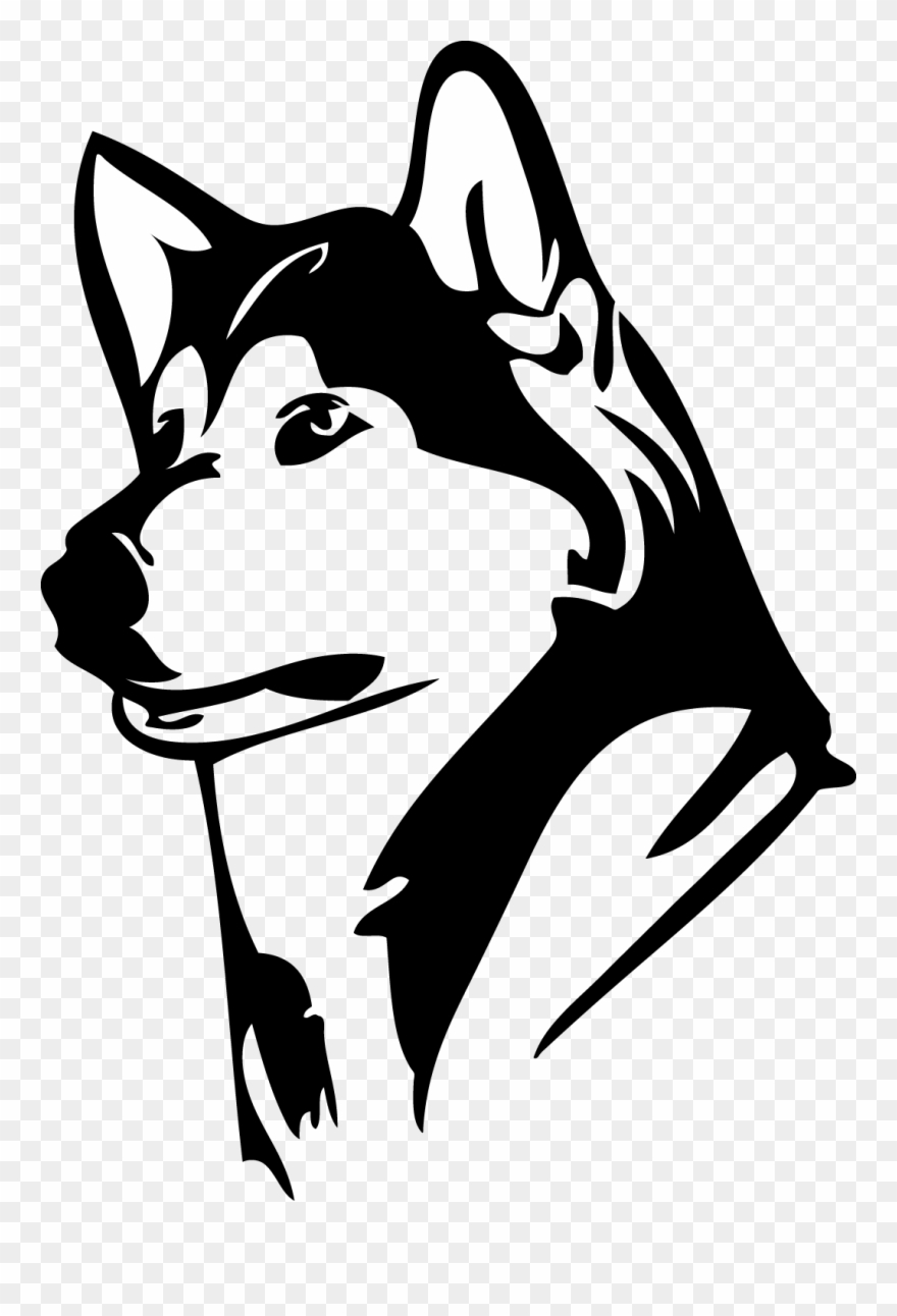 Dh18 Husky Glass Etching, Woodwind Instrument - University Of Washington Husky Logo Clipart