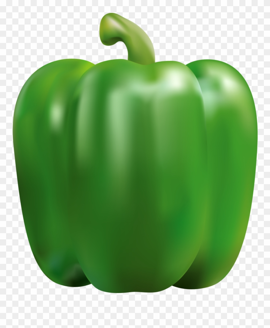 Pepper Clipart Mirchi - Green Pepper Clip Art - Png Download