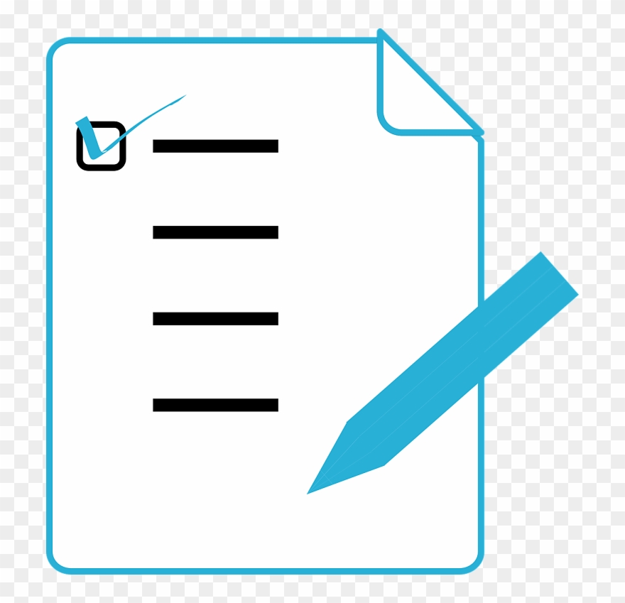 Recapping Year Clipart Png - Free Clip Art Checklist Transparent Png