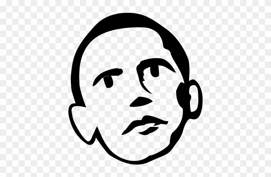 Barak Obama Rubber Stamp - Barack Obama Clipart