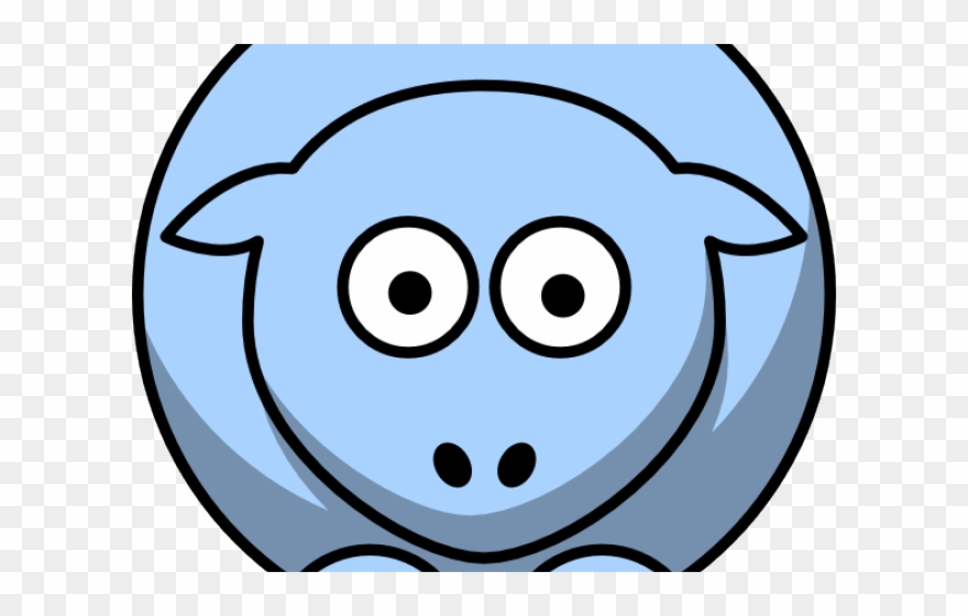 Lamp Clipart Sheep - Clip Art Goat Head - Png Download