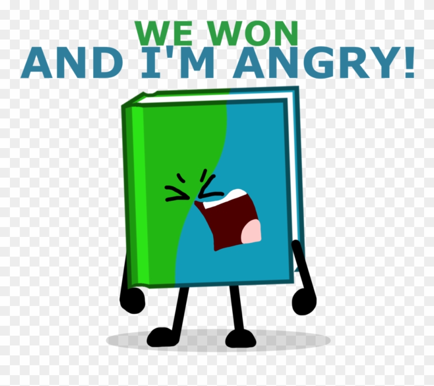 Angry After Winning By Ball Of Sugar - Bfb Taco And Book Clipart