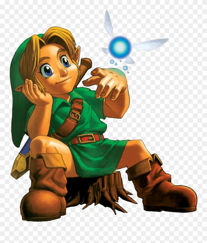 Young Link Artwork 1 - Legend Of Zelda Majora’s Mask Link Clipart