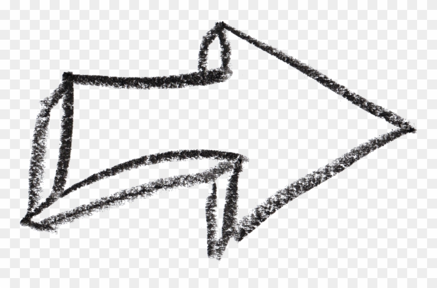 Clip Download Arrows Drawing Crayon - Png Arrow Crayon White Transparent Png