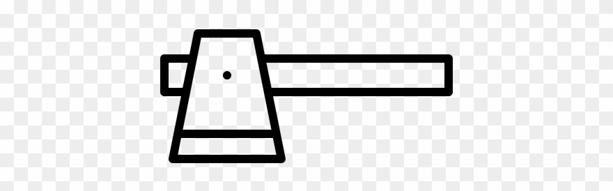 Battle Axe Rubber Stamp - Rubber Stamping Clipart