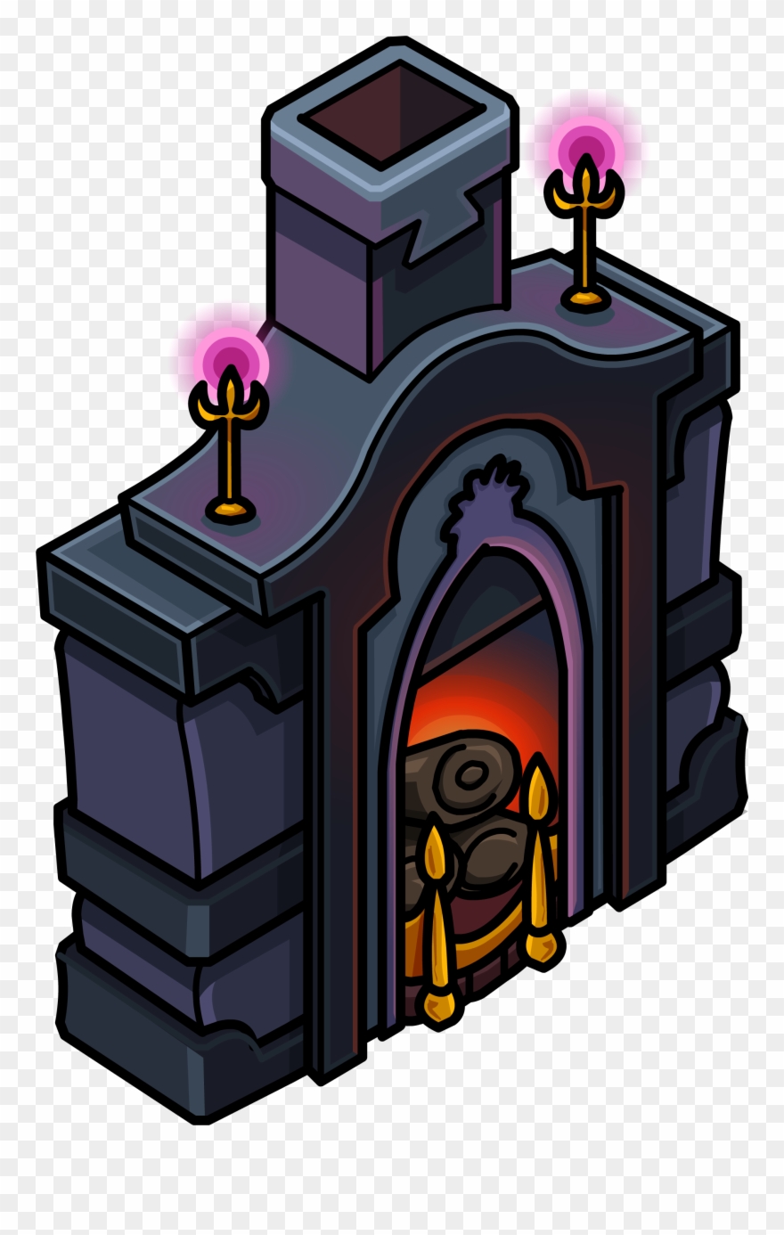 Spooky Hearth Sprite 003 - Hearth Clipart