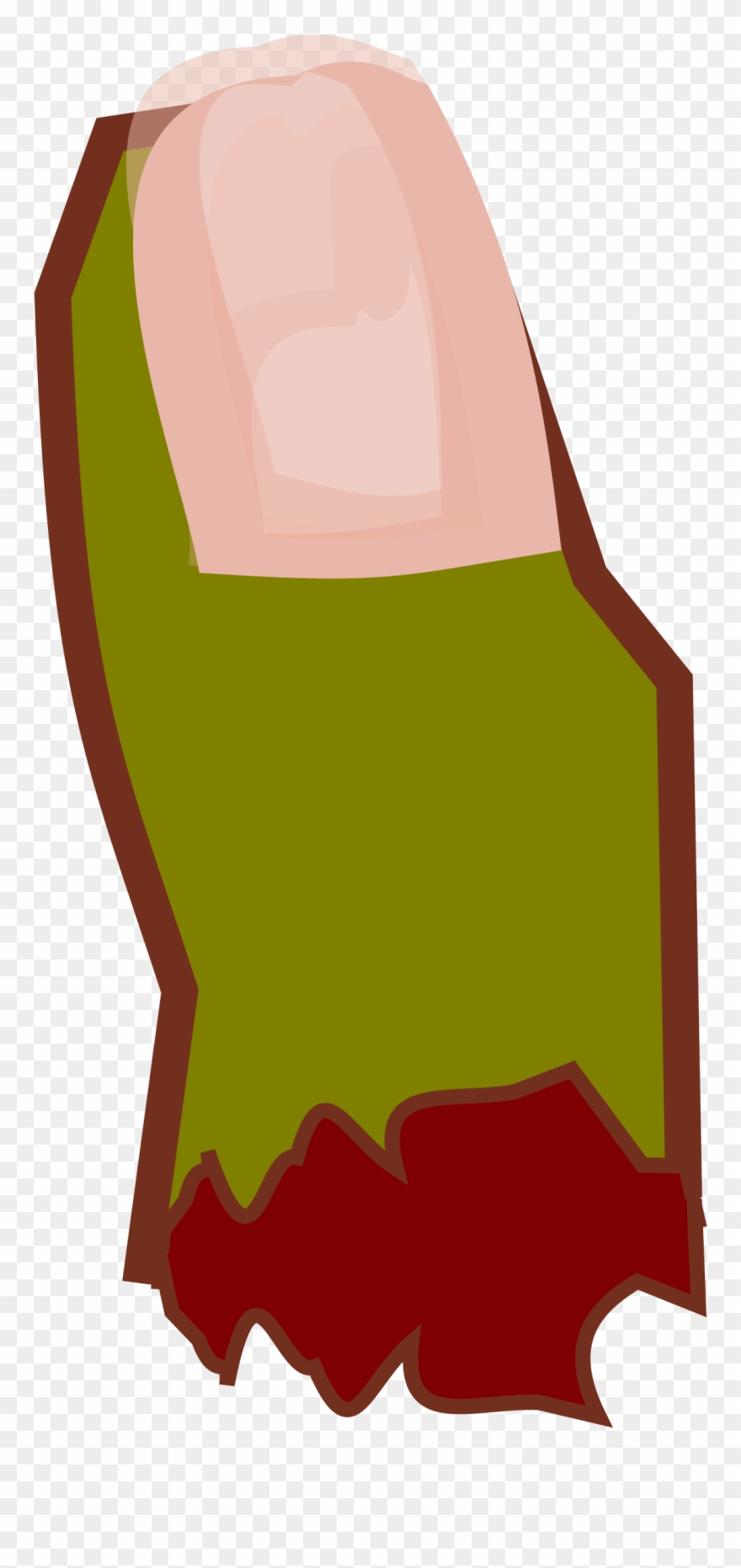 Zombie Finger Png Clipart
