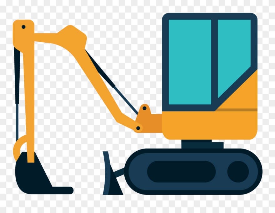 Excavator-1 - Fredericton Clipart