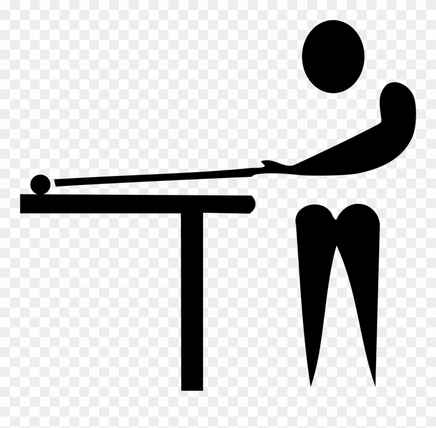 Open - Billiards Pictogram Clipart