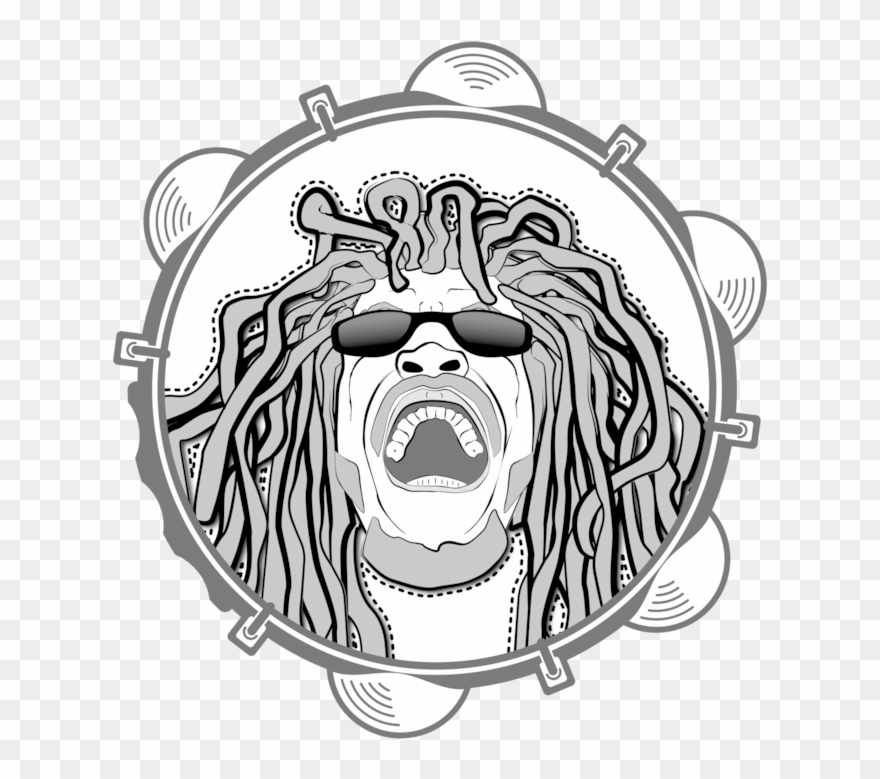 Visual Arts Silhouette Cartoon Remix Document - Dreadlocks Silhouette Clipart