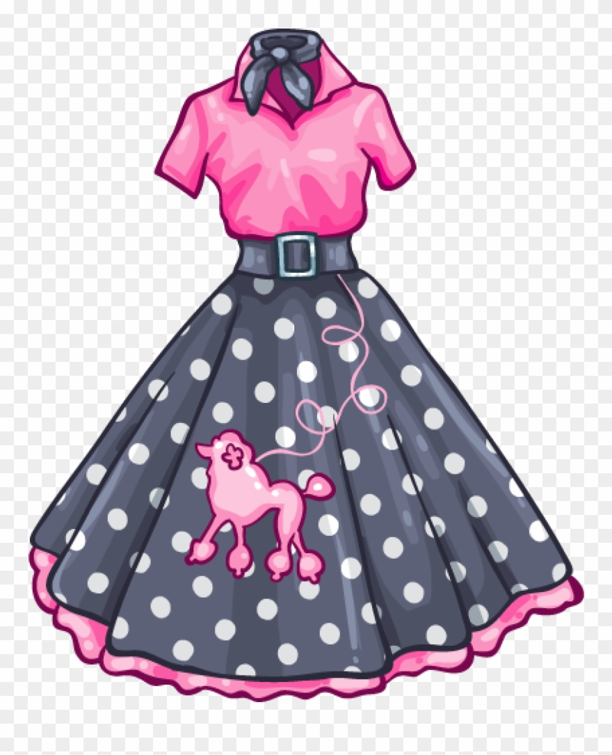 Item Detail 50 S Dress Itembrowser Itembrowser 50 Milkshake - 50s Dress Png Clipart