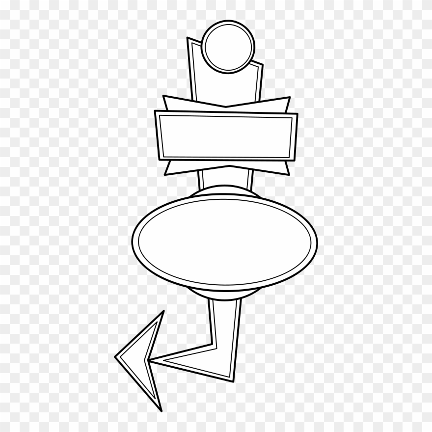 Doo Wop - Diner Sign Clipart - Png Download