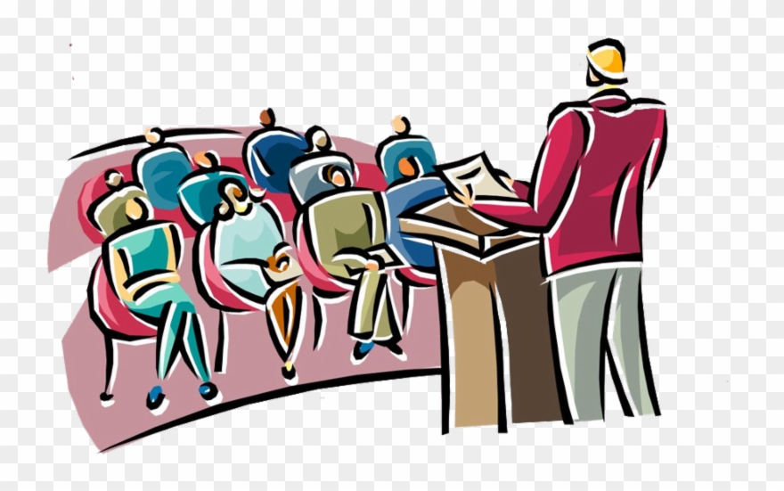 Key West Garden Club Monthly Lectures - Listening To The Speaker Clipart