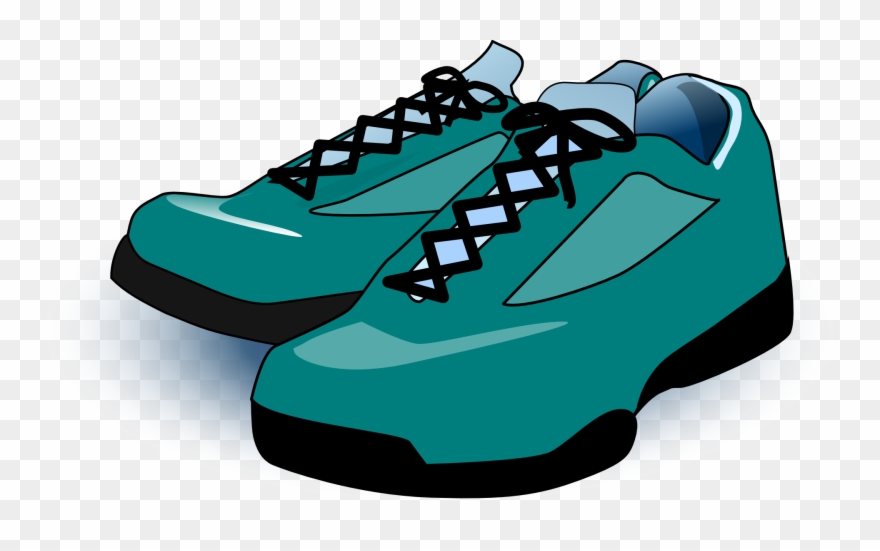 Tennis Shoe Cliparts 18, Buy Clip Art Running Trainers Clip Art Png Download (1428218