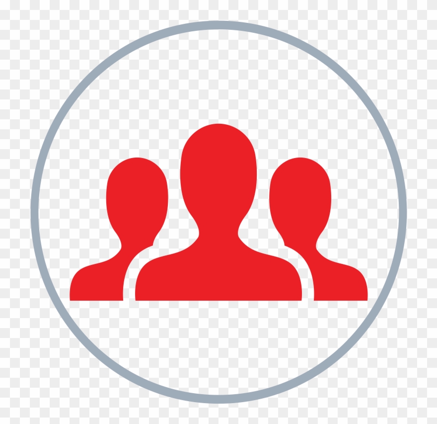 Group In Circle - Our Members Icon Clipart