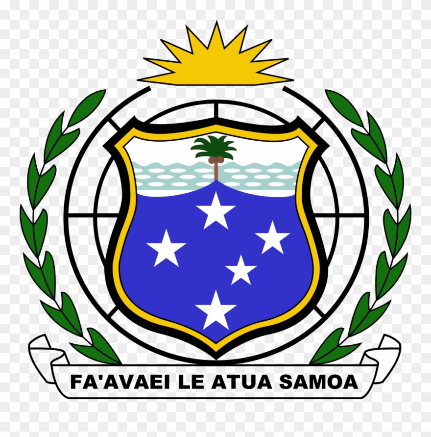 Coat Of Arms Of Western Samoa Clipart
