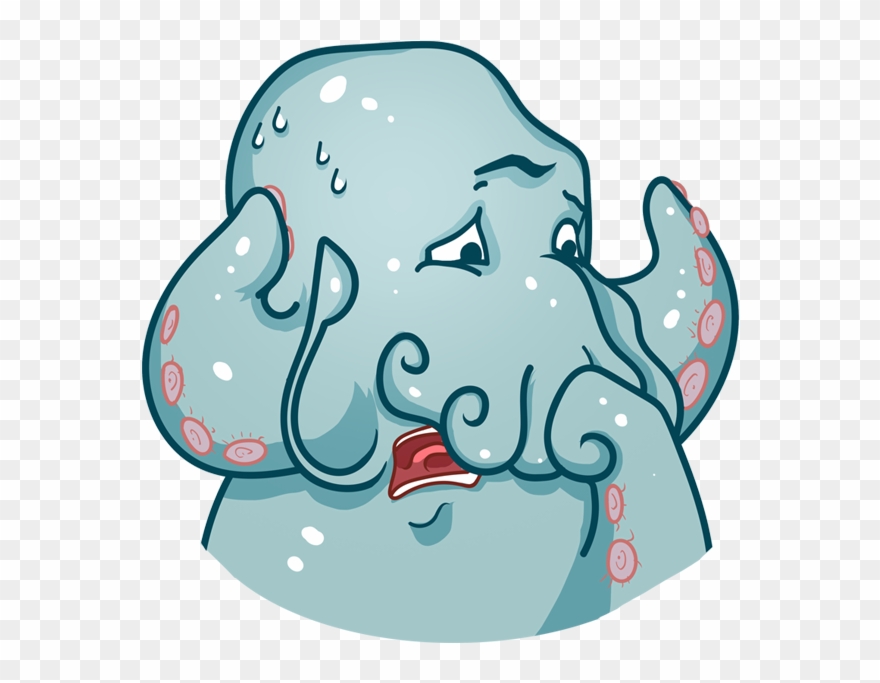 Cthulhu Calls Messages Sticker-4 - The Call Of Cthulhu Clipart