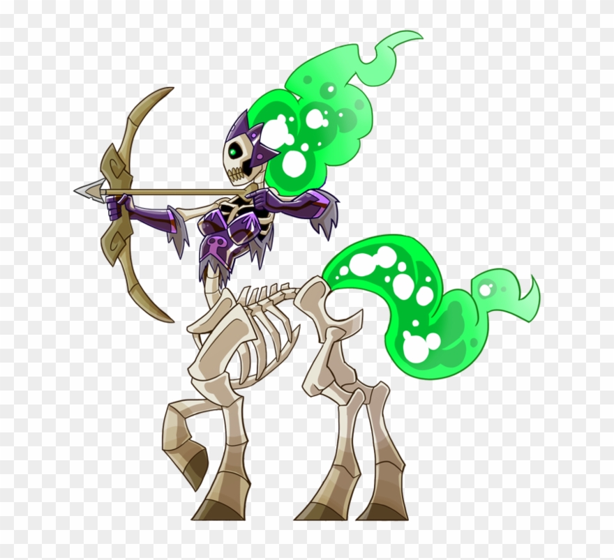 Looks Like A Lovely Lady - Skeleton Centaur Clipart